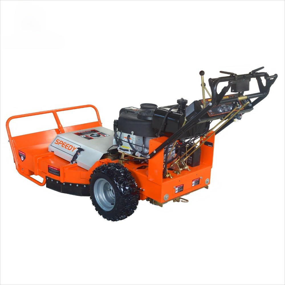 36 Inch Walk Behind Brush Mower - 20HP Heavy-Duty Brush Cutter for Agriculture, Farming, and Lawn Care, Ideal for Dense Grass and Overgrown Terrain