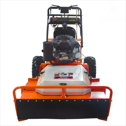36 Inch Walk Behind Brush Mower - 20HP Heavy-Duty Brush Cutter for Agriculture, Farming, and Lawn Care, Ideal for Dense Grass and Overgrown Terrain