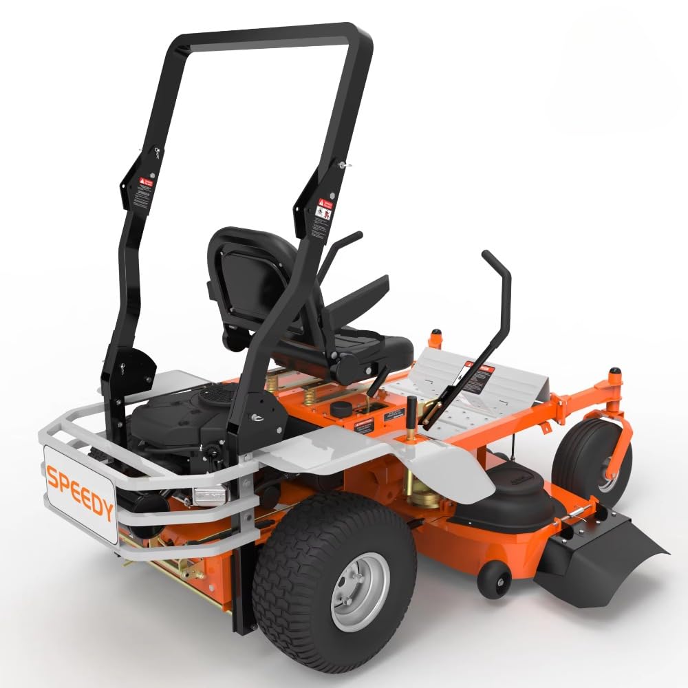 803cc Zero-Turn Riding Lawn Mower - 62" Commercial Gasoline Lawn Mower Tractor for Heavy-Duty Grass Cutting, Ideal for Large Gardens and Lawns