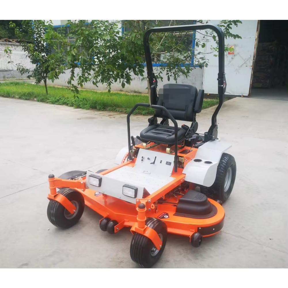 803cc Zero-Turn Riding Lawn Mower - 62" Commercial Gasoline Lawn Mower Tractor for Heavy-Duty Grass Cutting, Ideal for Large Gardens and Lawns